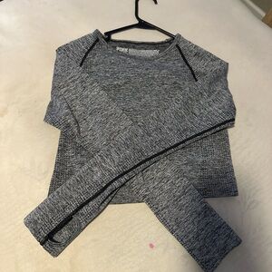 Victoria's Secret Pink Seamless Heathered Top